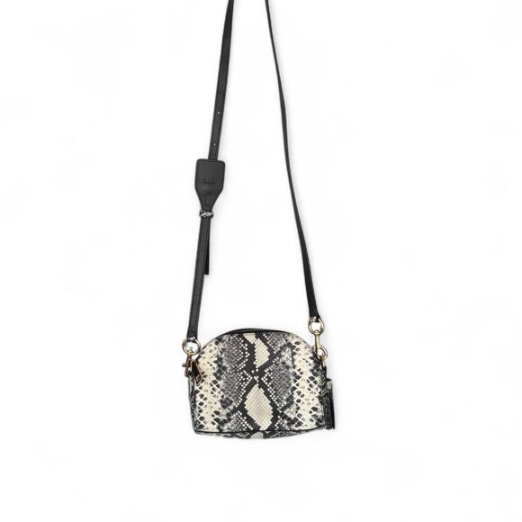 Marc Jacobs The Shutter Snake-Embossed Crossbody Bag Grey Multicolor - Picture 4 of 9